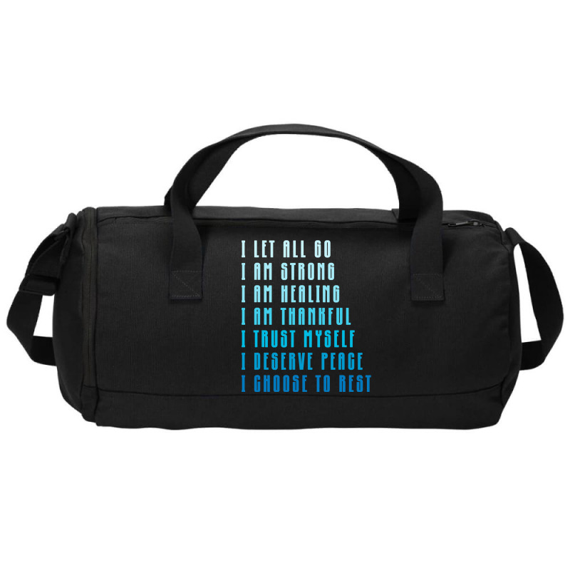 Bedtime Affirmations Adults Physical Selfcare Airl Duffel Bag | Artistshot