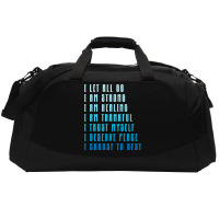 Bedtime Affirmations Adults Physical Selfcare Airl Active Duffel | Artistshot