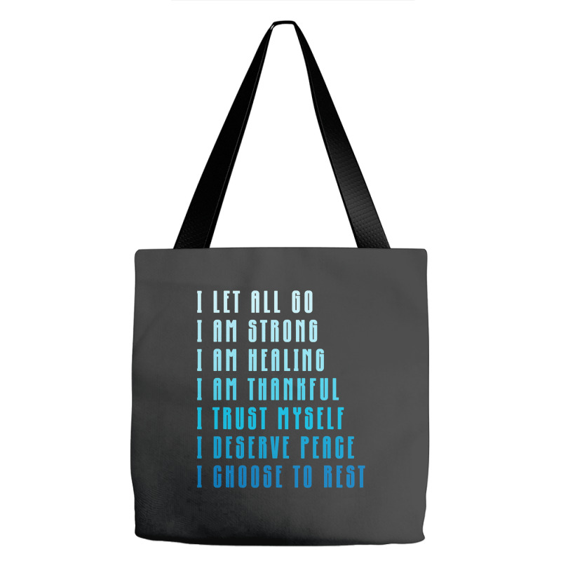 Bedtime Affirmations Adults Physical Selfcare Airl Tote Bags | Artistshot