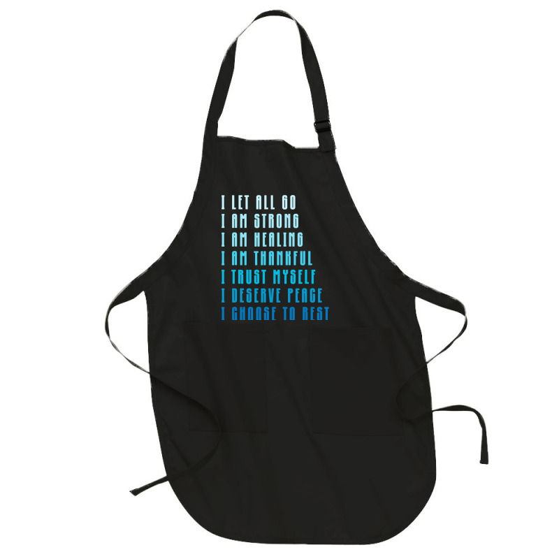 Bedtime Affirmations Adults Physical Selfcare Airl Full-length Apron | Artistshot