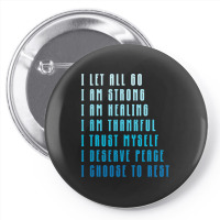 Bedtime Affirmations Adults Physical Selfcare Airl Pin-back Button | Artistshot