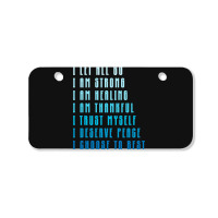 Bedtime Affirmations Adults Physical Selfcare Airl Bicycle License Plate | Artistshot