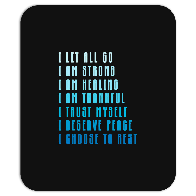 Bedtime Affirmations Adults Physical Selfcare Airl Mousepad | Artistshot