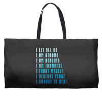 Bedtime Affirmations Adults Physical Selfcare Airl Weekender Totes | Artistshot