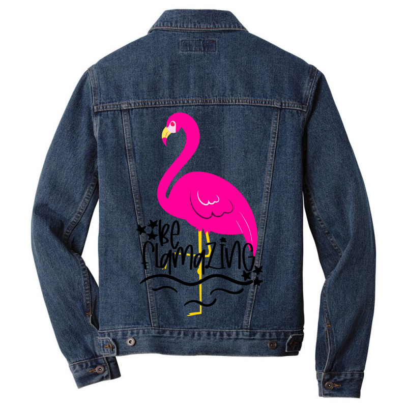 Be Flamazing Men Denim Jacket by Purpleblobart | Artistshot