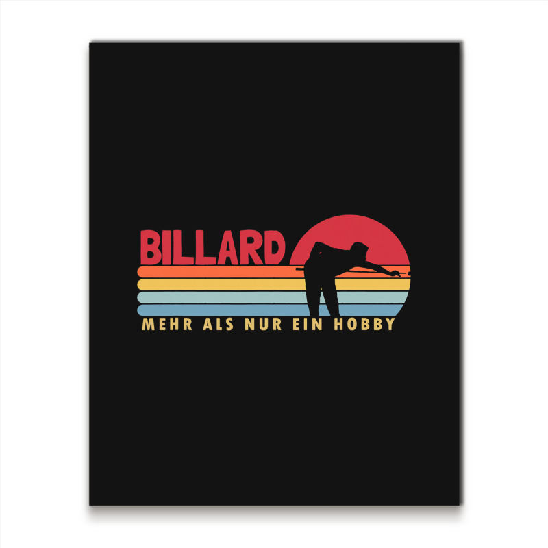 Billiards More Than A Hobby Snooker Pool Table Metal Print Vertical | Artistshot