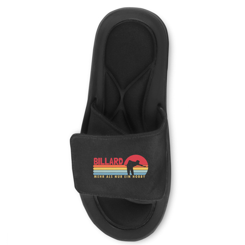 Billiards More Than A Hobby Snooker Pool Table Slide Sandal | Artistshot