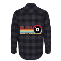 Billiards More Than Just A Hobby Billiards Snooker Flannel Shirt | Artistshot