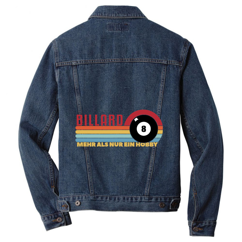 Billiards More Than Just A Hobby Billiards Snooker Men Denim Jacket | Artistshot