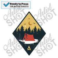 Tent With Campfire Sublimation Transfer | Artistshot