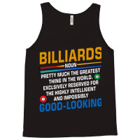 Billiards Noun Definition Billiards Player Pool Sn Tank Top | Artistshot