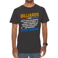 Billiards Noun Definition Billiards Player Pool Sn Vintage T-shirt | Artistshot