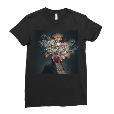 Frank Moth, Vintage, Nying,collage, Retro, Surrealism Ladies Fitted T-shirt Designed By Ramirez