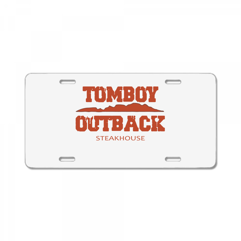 Tomboy Outback Steakhouse License Plate | Artistshot