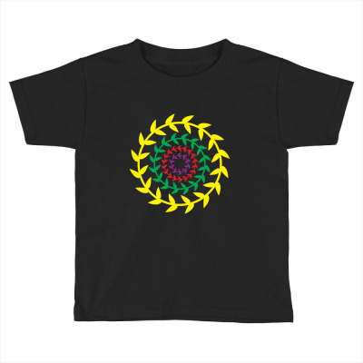 Leaf Pattern Toddler T-shirt Designed By Zahra_grafics