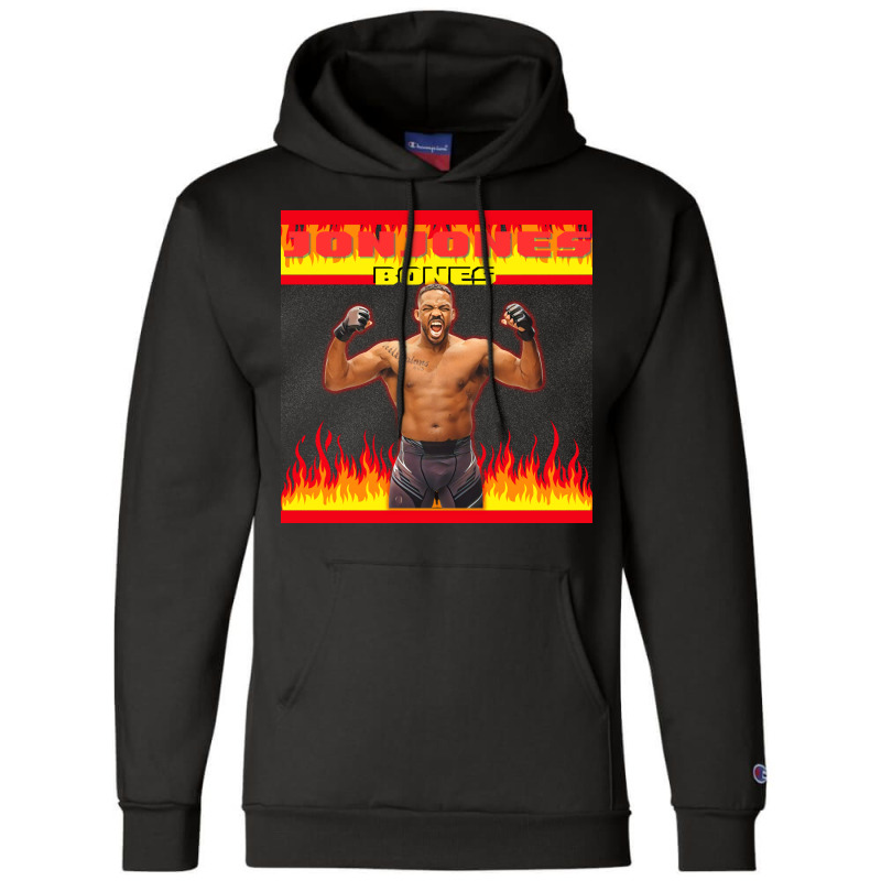 Jon Bones Jones Champion Hoodie by mustbuy | Artistshot