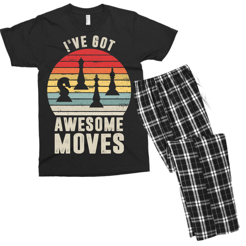 Awesome Chess Moves Grandmaster Chess Board Set Ch Men's T-shirt Pajama Set | Artistshot