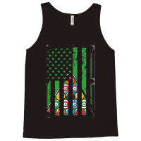 Billiard Rack Usa American Flag Billiards Player S Tank Top | Artistshot