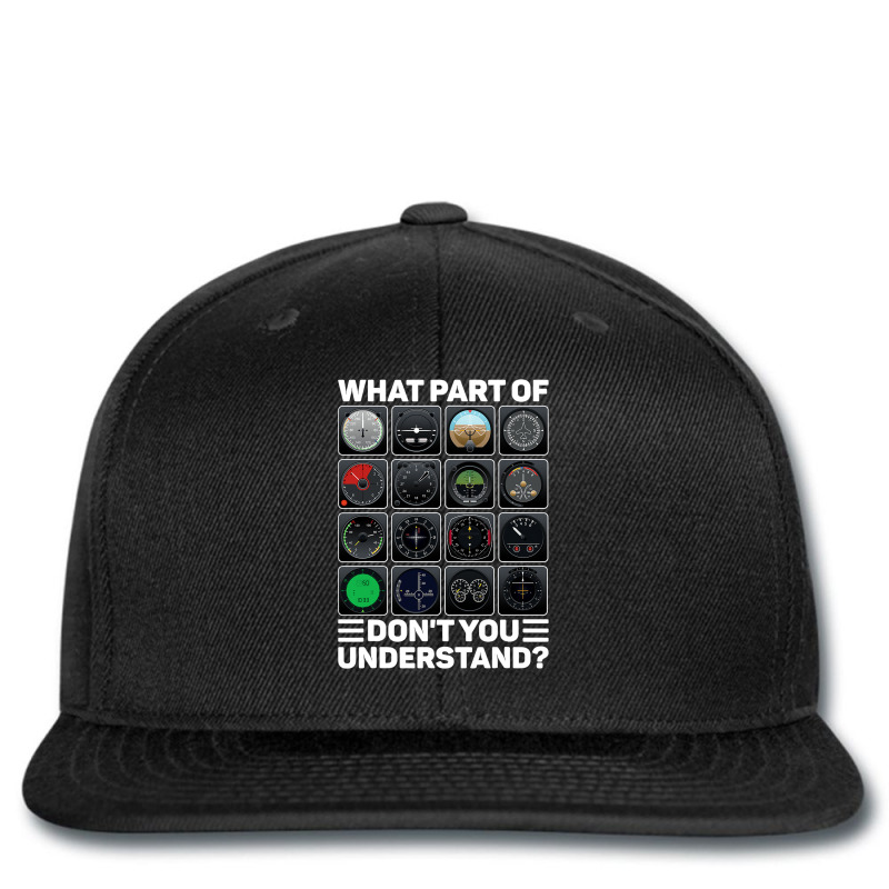 Airline Aircraft Airplane Pilot Tools Instruments  Printed Hat | Artistshot