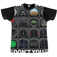 Airline Aircraft Airplane Pilot Tools Instruments  Graphic T-shirt | Artistshot