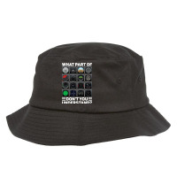 Airline Aircraft Airplane Pilot Tools Instruments  Bucket Hat | Artistshot