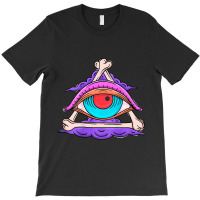 All Seeing Eye Bones Tarot Mystic Pagan Witch Art  T-shirt | Artistshot