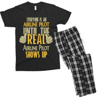 Airline Pilot Until The Real One Shows Up Men's T-shirt Pajama Set | Artistshot