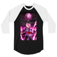 Goku Blue Hair, Nying,goku Black Rose, Otaku 3/4 Sleeve Shirt | Artistshot