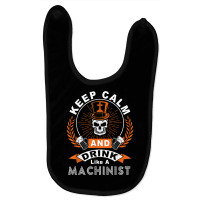 Halloween Keep Calm And Drink Like A Machinist Shirt T Shirt Baby Bibs | Artistshot