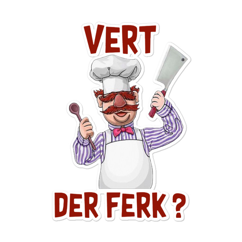 Swedish Chef Vert Der Ferk Sticker 