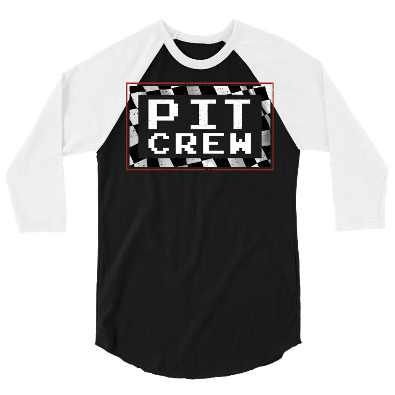 Pit Crew Racing Lover Funny Gift 3/4 Sleeve Shirt by EdahArt | Artistshot