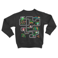 Play Mat Road Map, Racing Car Play Mat Funny Fathers Day Gift Toddler Sweatshirt | Artistshot