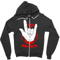 Stand Up Heavy Metal   2 Zipper Hoodie | Artistshot