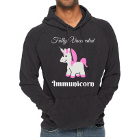 Fully Vaccinated Immunicorn Cute Unicorn Pun Pro V Vintage Hoodie | Artistshot