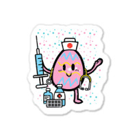 Easter Egg Nicu Nurse Cute Picu Baby Rn Er Scrub T Sticker | Artistshot