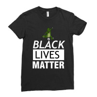 Black Live Matter Dragon Shooting Ball Ladies Fitted T-shirt | Artistshot