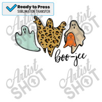 Boo Jee Leopard Funny Halloween Ghost T Shirt Sublimation Transfer | Artistshot