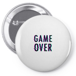 game over Pin-back button | Artistshot