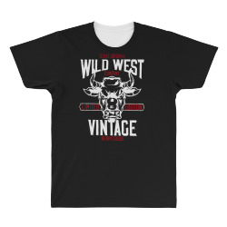 wild west vintage denim   2 All Over Men's T-shirt | Artistshot