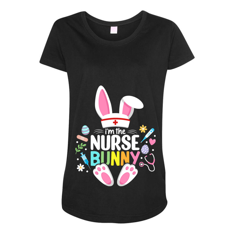 Easter Nurse Bunny Happy Easter Egg Stethoscope Nu Maternity Scoop Neck T-shirt | Artistshot