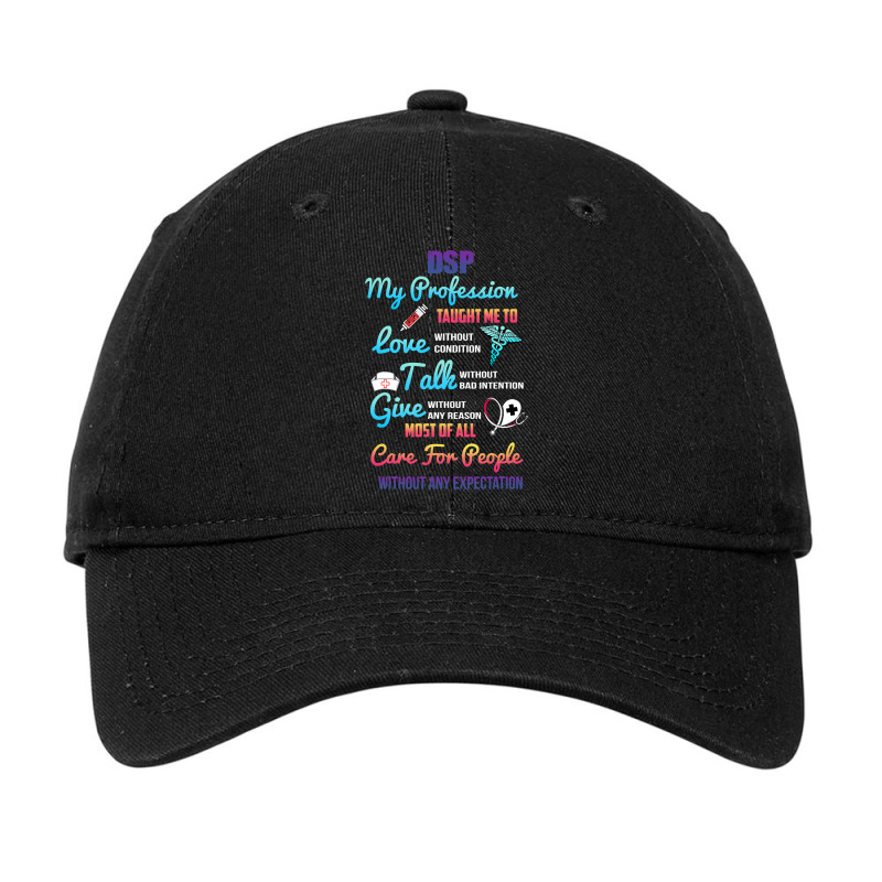 Funny Dsp People Without Expectation Nurse Week Nu Adjustable Cap by ClementePare | Artistshot