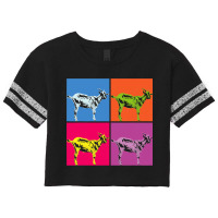 Farming Goat Lover Farm Animal Farmer Pop Art Goat Scorecard Crop Tee | Artistshot