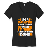 Funny Im A Painter Shirt Paint Painting Lovers Men Women's V-neck T-shirt | Artistshot