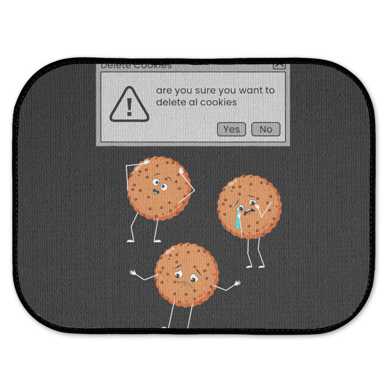 Funny Computer Programmer Delete All Cookies Choco Rear Car Mat | Artistshot