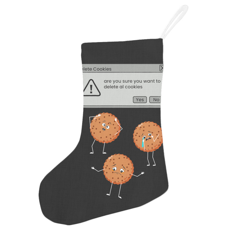 Funny Computer Programmer Delete All Cookies Choco Holiday Stocking | Artistshot