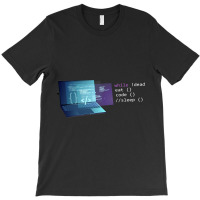 Eat Code Sleep Repeat Computer Science Python Prog T-shirt | Artistshot