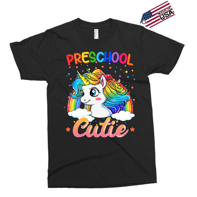 Cutie Preschool Unicorn Rainbow Back To School Kid Exclusive T-shirt | Artistshot