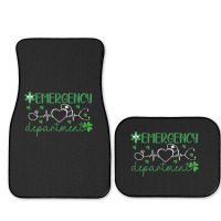 Emergency Department Funny Er Nurse Irish St Patri Full Set Car Mats | Artistshot