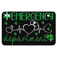 Emergency Department Funny Er Nurse Irish St Patri Atv License Plate | Artistshot