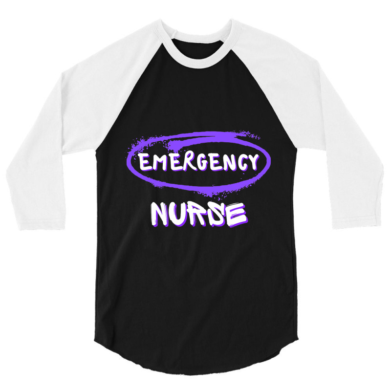 Emergency Department Room Er Nurse Gifts Nursing F 3/4 Sleeve Shirt | Artistshot